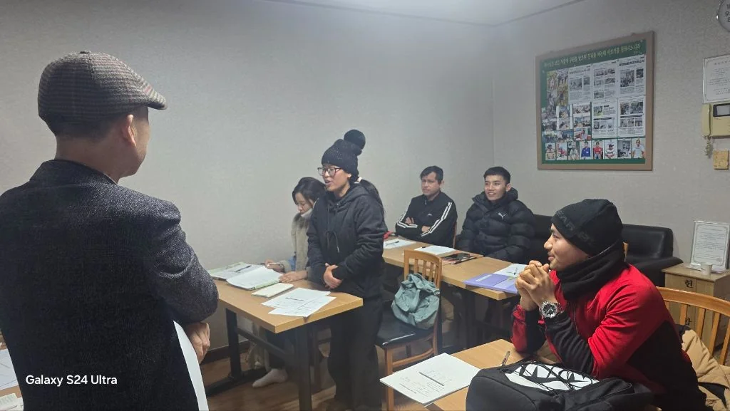 이주민 한국어 교육 현장